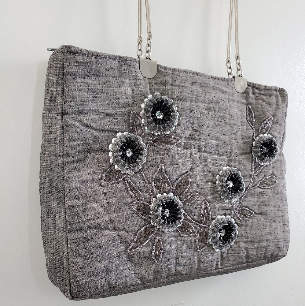 Sequined Handbag - Picture 2 of 8